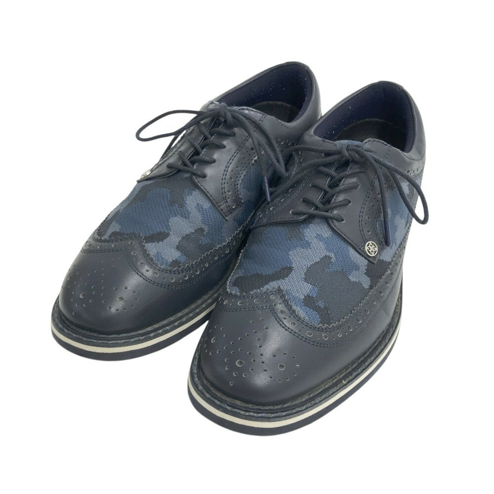 G/FORE ジーフォア G4MS21EF10 スパイクレスゴルフシューズ 迷彩柄 カモフラ ネイビー系 26CM 【中古】ゴルフウェア メンズ