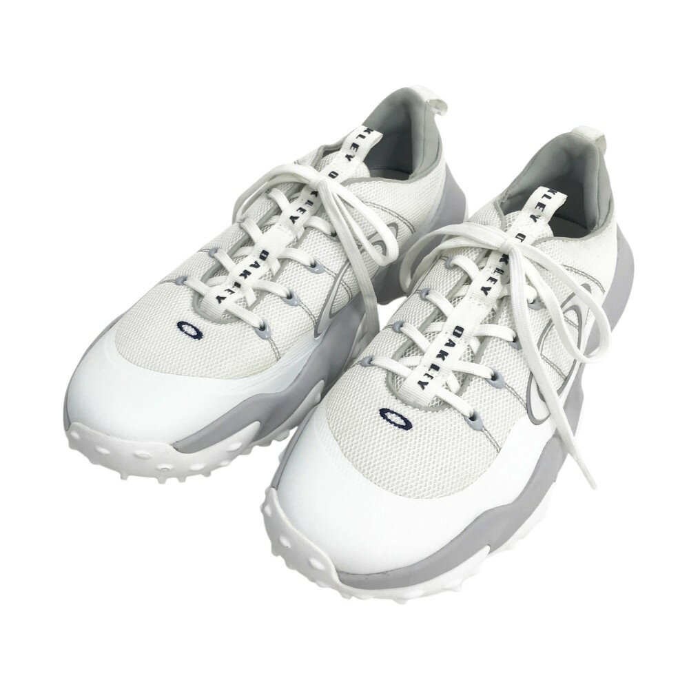 OAKLEY オークリー FOF100538 Edge Flex スパイクレスゴルフシューズ Edge Flex ホワイト系 28.5 【中古】ゴルフウェア メ...