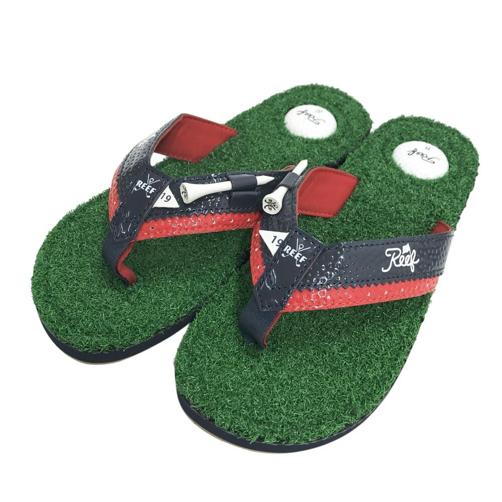 REEF リーフ REEF MULLIGAN II サンダル BEAMS別注 ネイビー系 8 【中古】ゴルフウェア メンズ