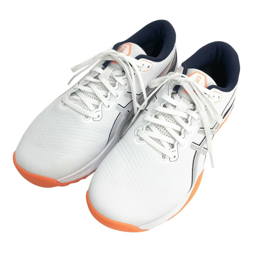 asics アシックス 1111A243 ゲル カヤノ エース 2 スパイクレス ゴルフシューズ ホワイト系 27.5 【中古】ゴルフウェア メンズ