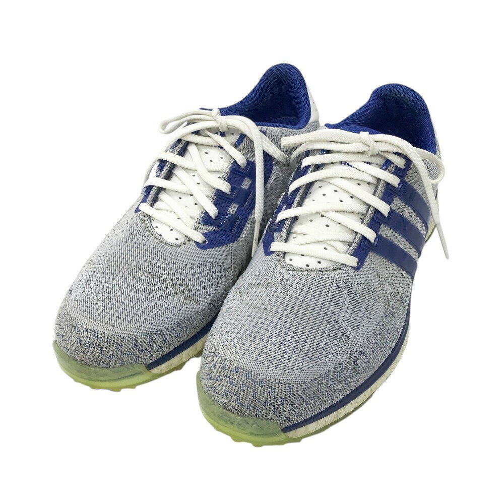 ADIDAS GOLF アディダスゴルフ ツアー360 XT-SL EG4875 スパイクレスゴルフシューズ ブルー系 26 【中古】ゴルフウェア メンズ