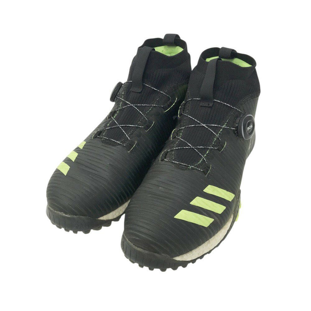 ADIDAS GOLF アディダスゴルフ EE9105 CODECHAOS BOA スパイクレス ゴルフシューズ ハイカット ブラック系 26.0 【中古】ゴル...