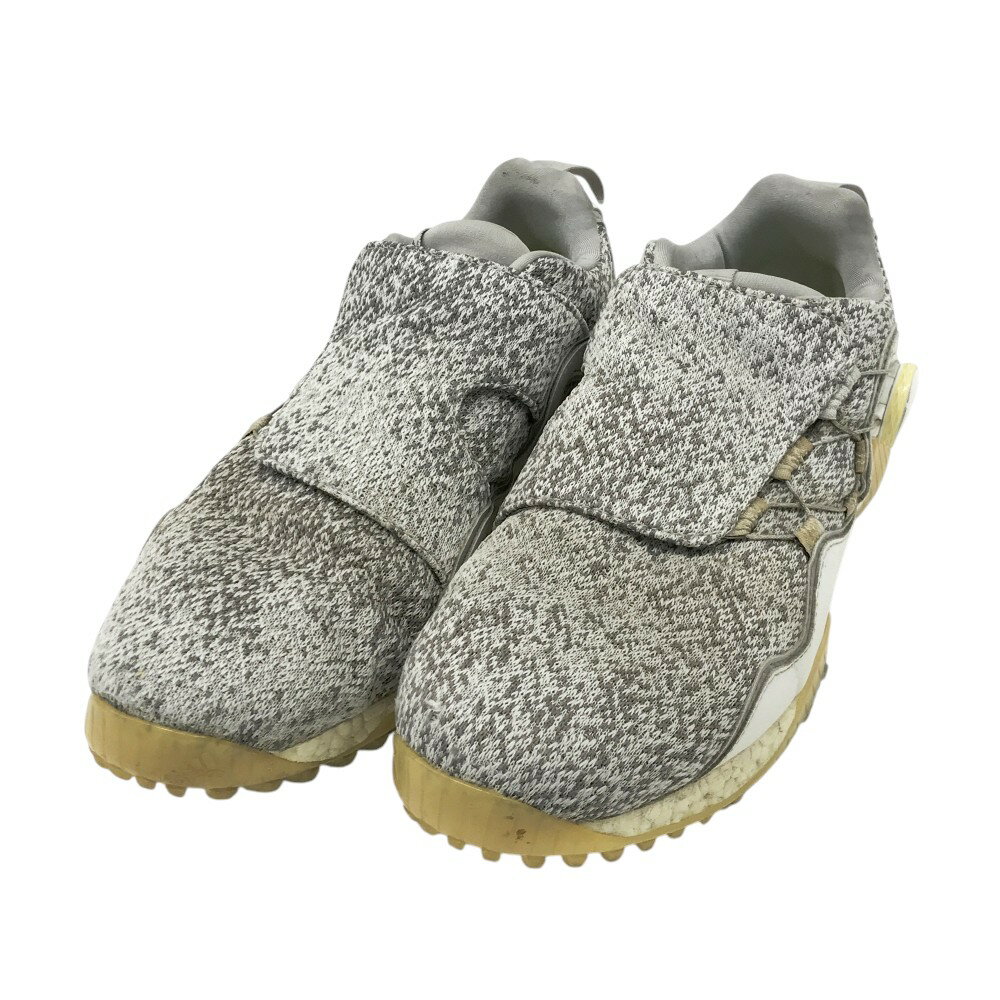 ADIDAS GOLF アディダスゴルフ FW5616 ゴルフシューズ コードカオス ボア 21 グレー系 25.5 【中古】ゴルフウェア メンズ