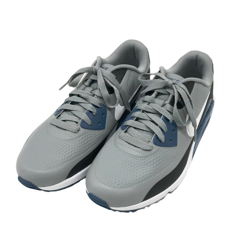 NIKE GOLF ナイキゴルフ CU9978-004 Air Max 90 G スパイクレスゴルフシューズ グレー系 27.5 【中古】ゴルフウェア メンズ