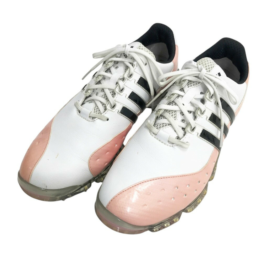 ADIDAS GOLF アディダスゴルフ 673906 ゴルフ シューズ Powerband 3.0 ピンク系 26 【中古】ゴルフウェア メンズ