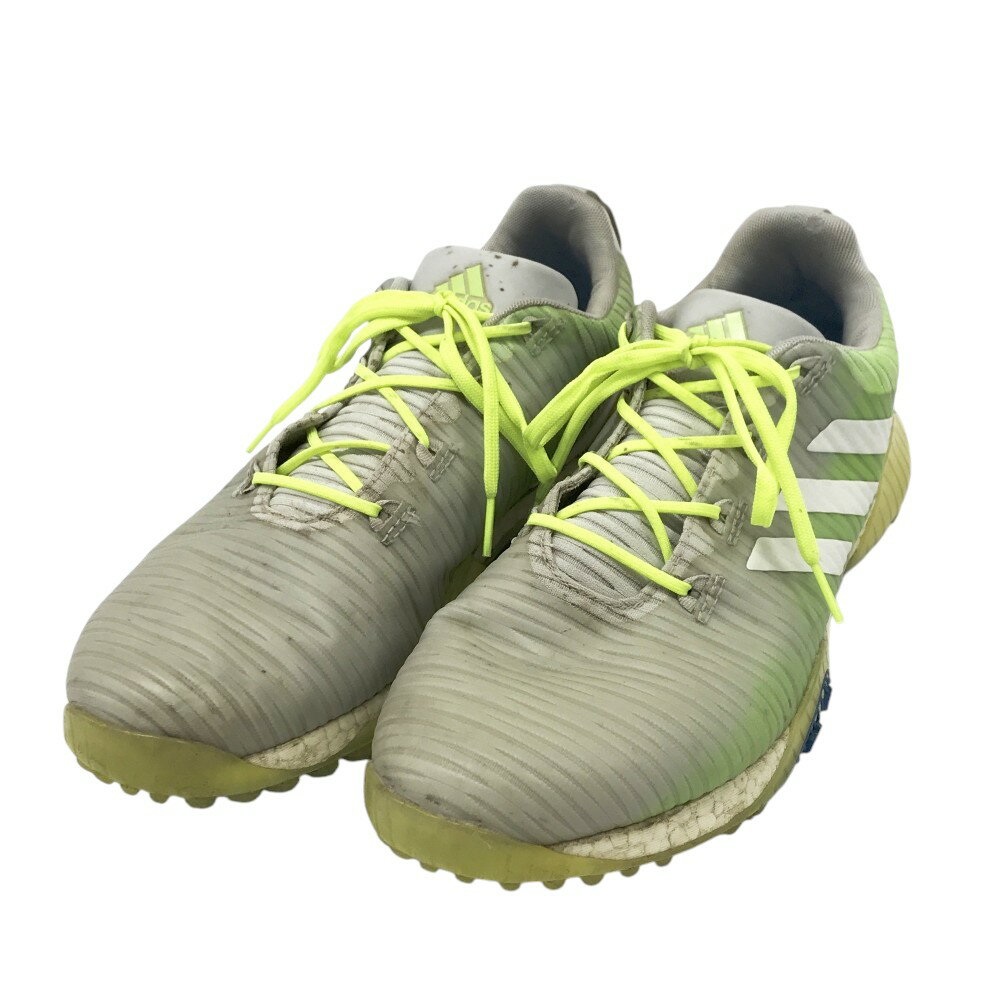 ADIDAS GOLF アディダスゴルフ EE9101 CODECHAOS スパイクレスゴルフシューズ グレー系 27.5cm 【中古】ゴルフウェア メンズ