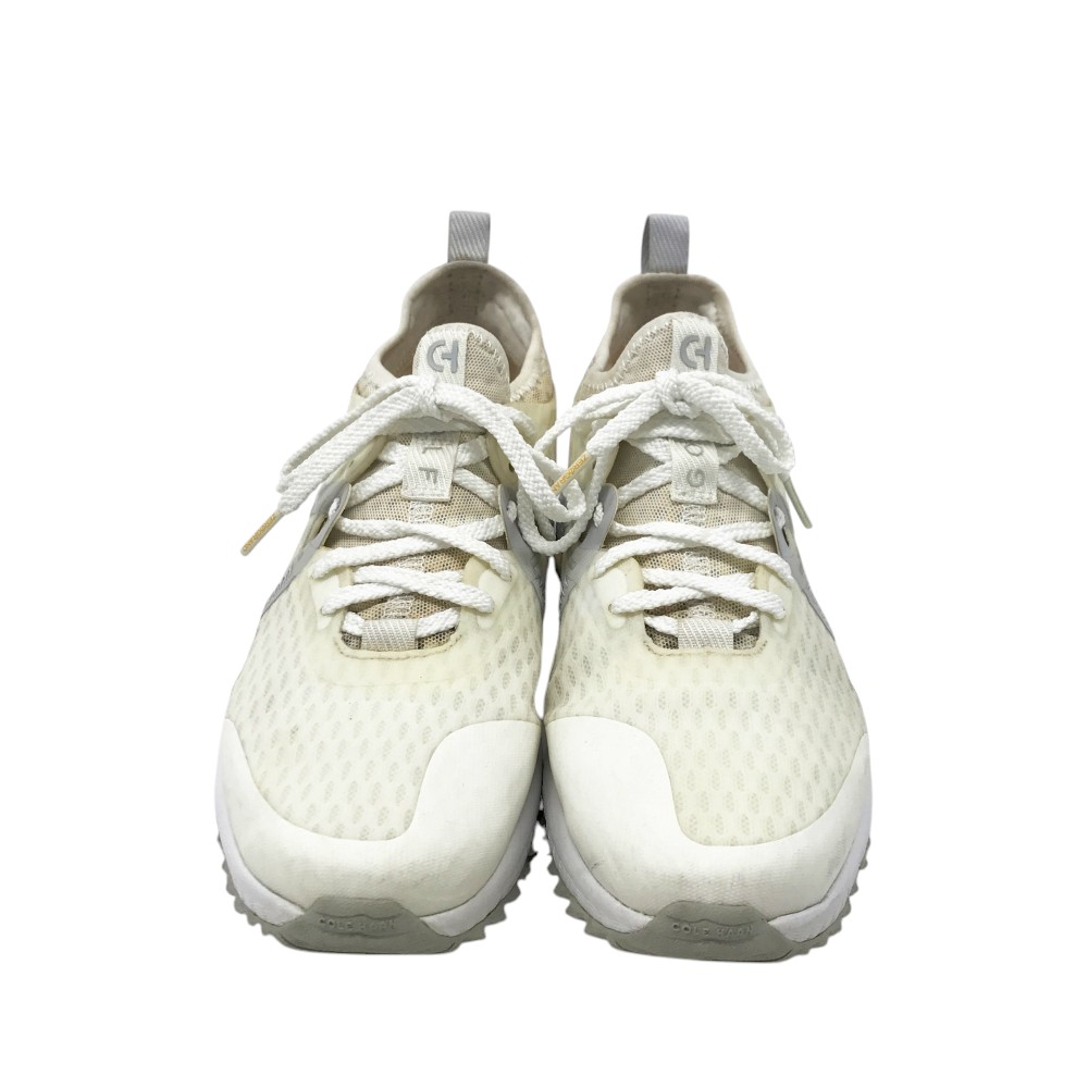 COLE HAAN GOLF コールハーンゴルフ　 W25356 ZEROGROUND OVERTAKE スパイクレスゴルフシューズ ホワイト系 7 1/2 【中古】ゴルフウェア レディース