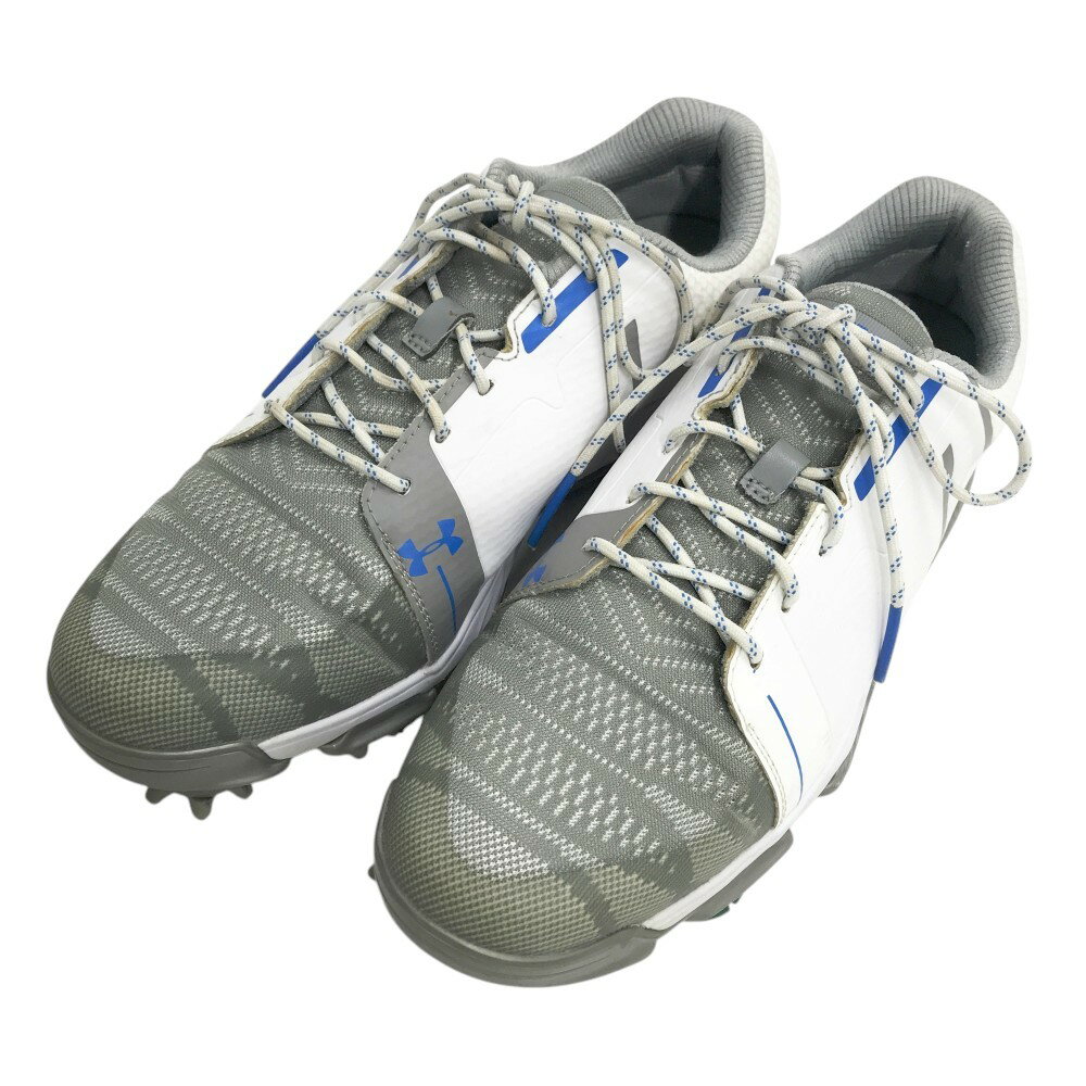 UNDER ARMOUR アンダーアーマー 1292752-141 ゴルフシューズ ホワイト系 24.5cm 【中古】ゴルフウェア レディース