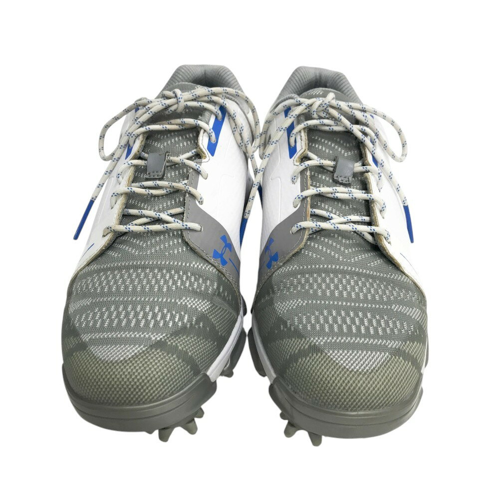 UNDER ARMOUR アンダーアーマー 1292752-141 ゴルフシューズ ホワイト系 24.5cm 【中古】ゴルフウェア レディース