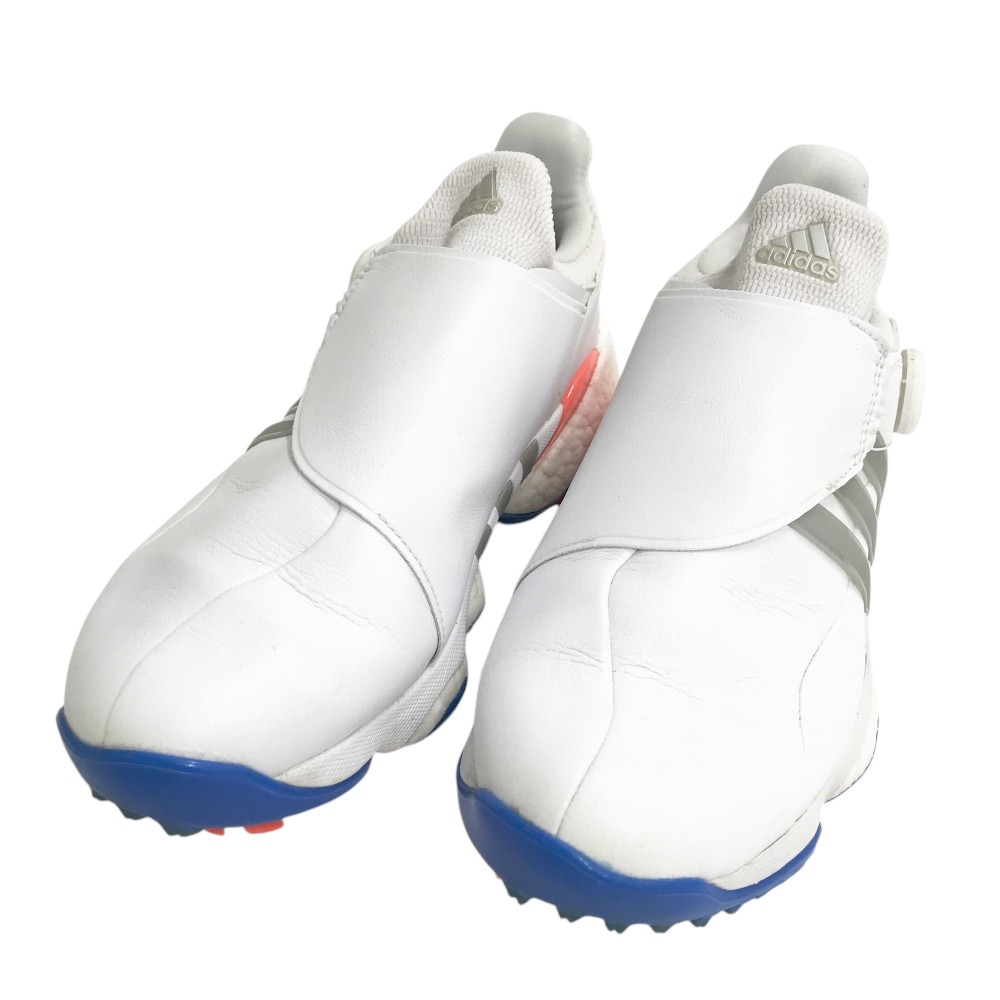 ADIDAS GOLF アディダスゴルフ GY5342 TOUR 360 22 BOA ゴルフシューズ ホワイト系 24.5 【中古】ゴル..