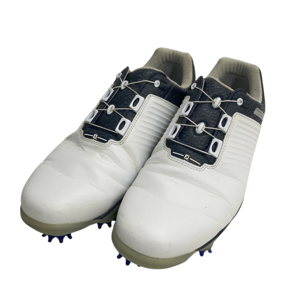 FOOT JOY フットジョイ 53399J ゴルフシューズ BOA ホワイト系 26 【中古】ゴルフウェア メンズ
