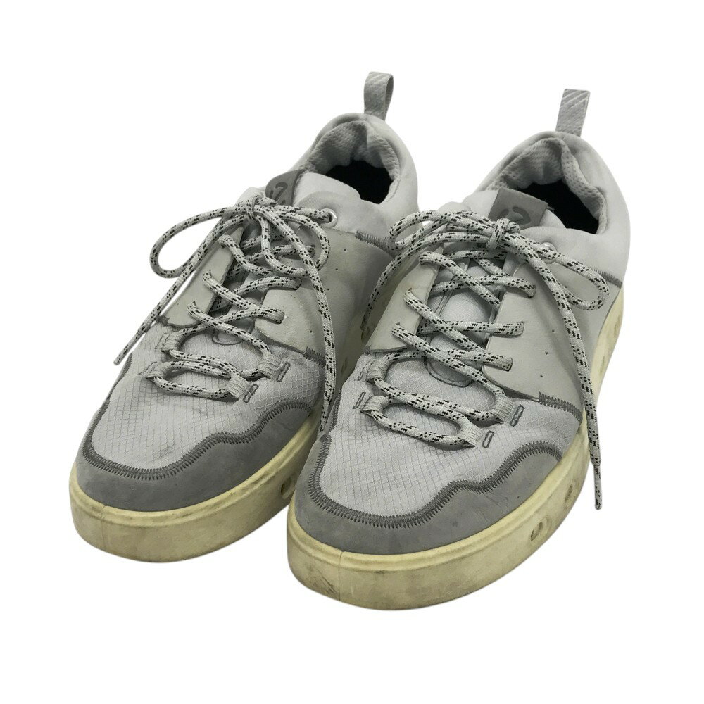 ecco エコー 520854 street 720 スパイクレスゴルフシューズ グレー系 40 【中古】ゴルフウェア メンズ