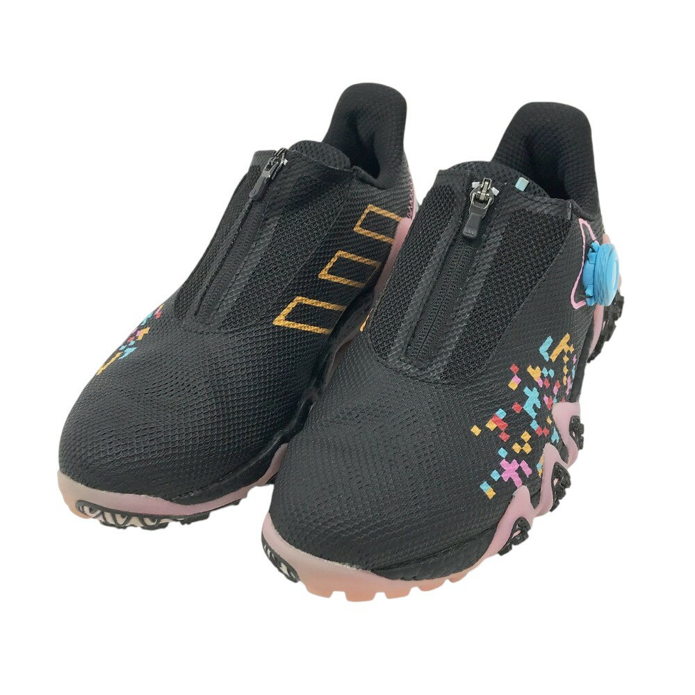 ADIDAS GOLF アディダスゴルフ E1497 Codechaos 22 BOA BOOST スパイクレス ゴルフシューズ ブラック系 25.0 【中古】...