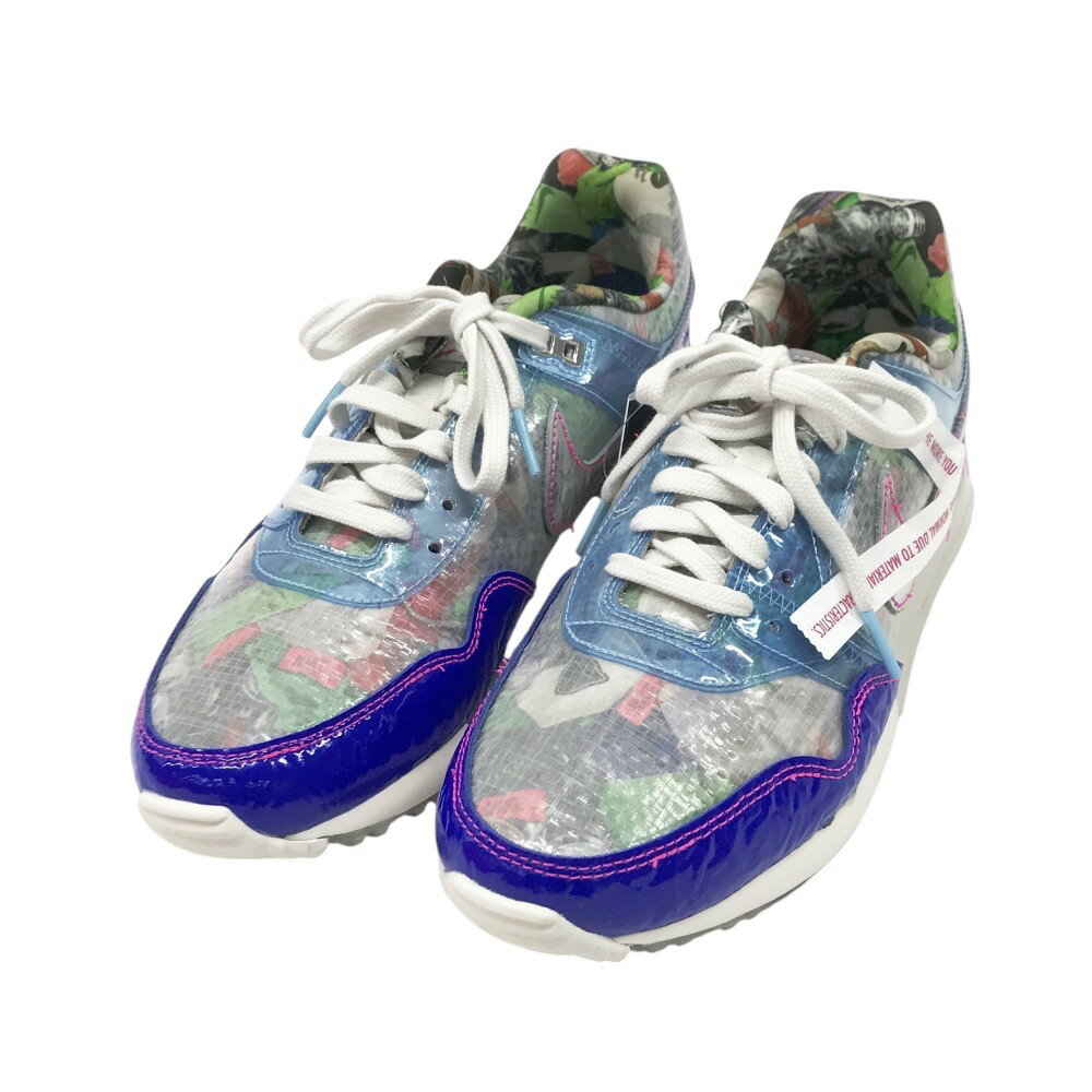 NIKE GOLF ナイキゴルフ FJ2246-400 スパイクレスゴルフシューズ AIR PEGASUS ブルー系 25 【中古】ゴルフウェア メンズ