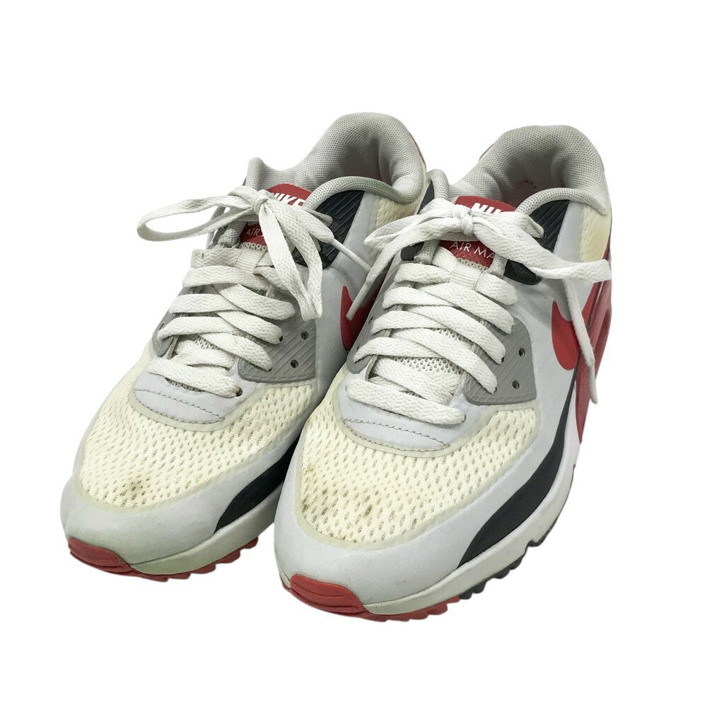 NIKE GOLF ナイキゴルフ AIR MAX 90 GOLF DX5999-162 スパイクレスシューズ ホワイト系 25 【中古】ゴルフウェア メンズ