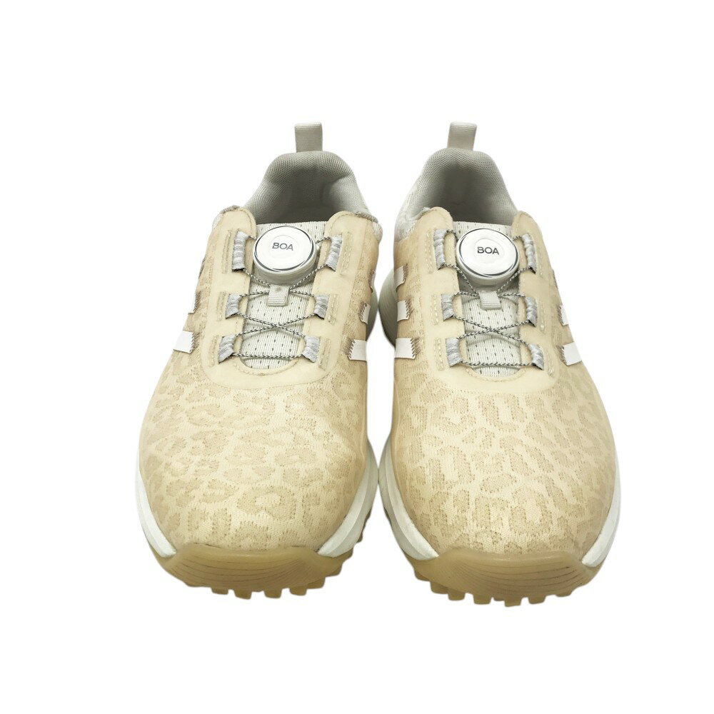 ADIDAS GOLF アディダスゴルフ GV9435 S2G ボア 23 ゴルフシューズ レオパード柄 ブラウン系 24 【中古】ゴルフウェア レディース