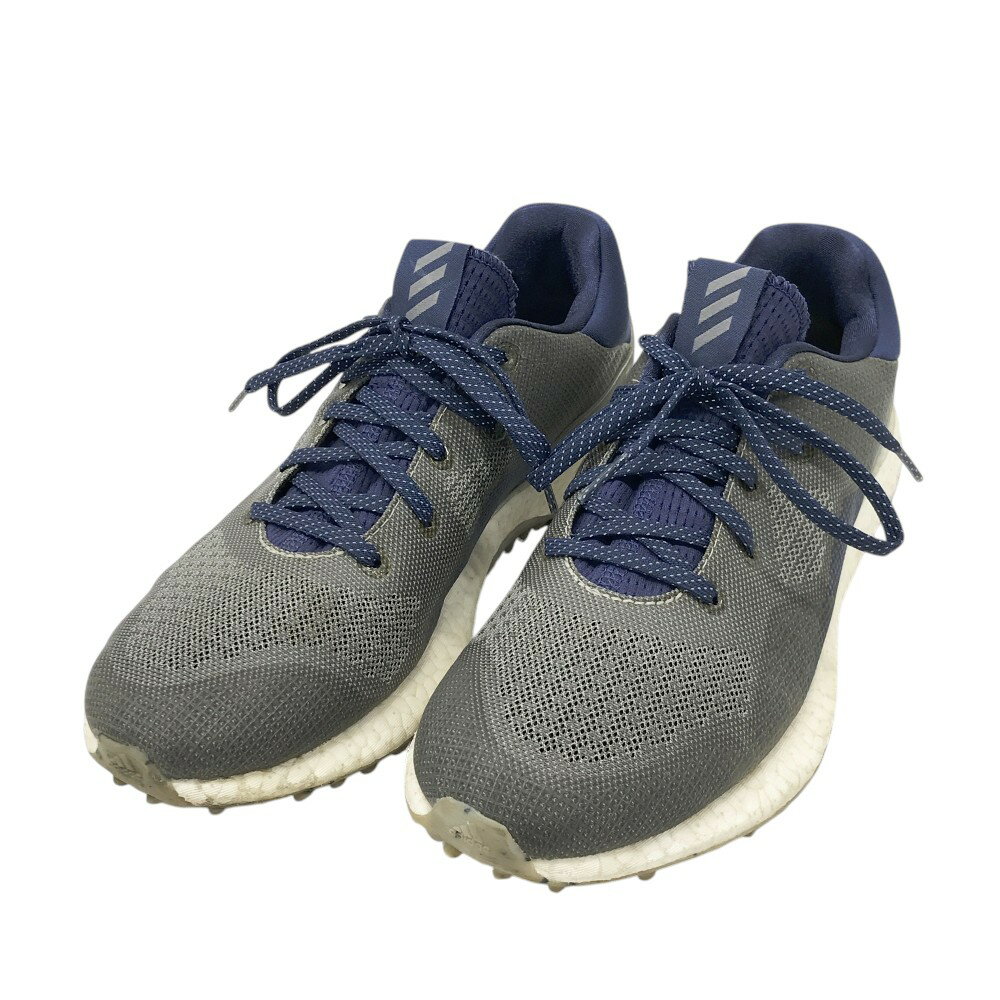 ADIDAS GOLF アディダスゴルフ EE9132/クロスニット DPR BOOST スパイクレスシューズ ネイビー系 26 【中古】ゴルフウェア メンズ