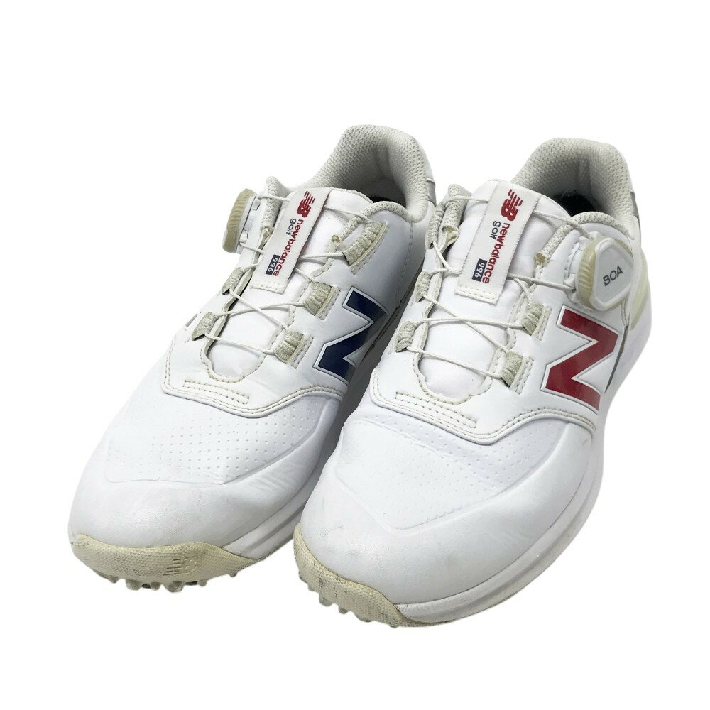 NEW BALANCE GOLF ニューバランス WGB996TR ゴルフシューズ ボア ホワイト系 22.5 【中古】ゴルフウェア レディース