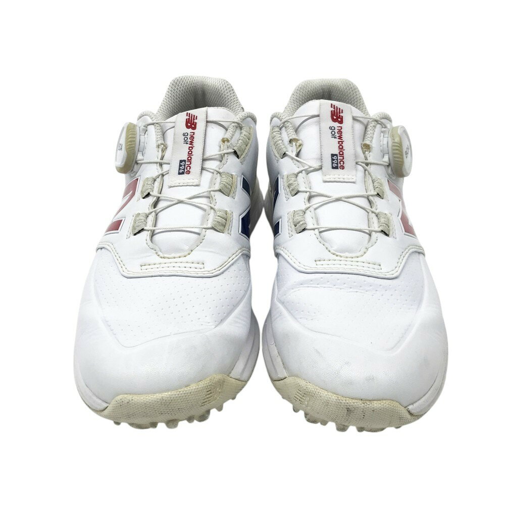 NEW BALANCE GOLF ニューバランス WGB996TR ゴルフシューズ ボア ホワイト系 22.5 【中古】ゴルフウェア レディース