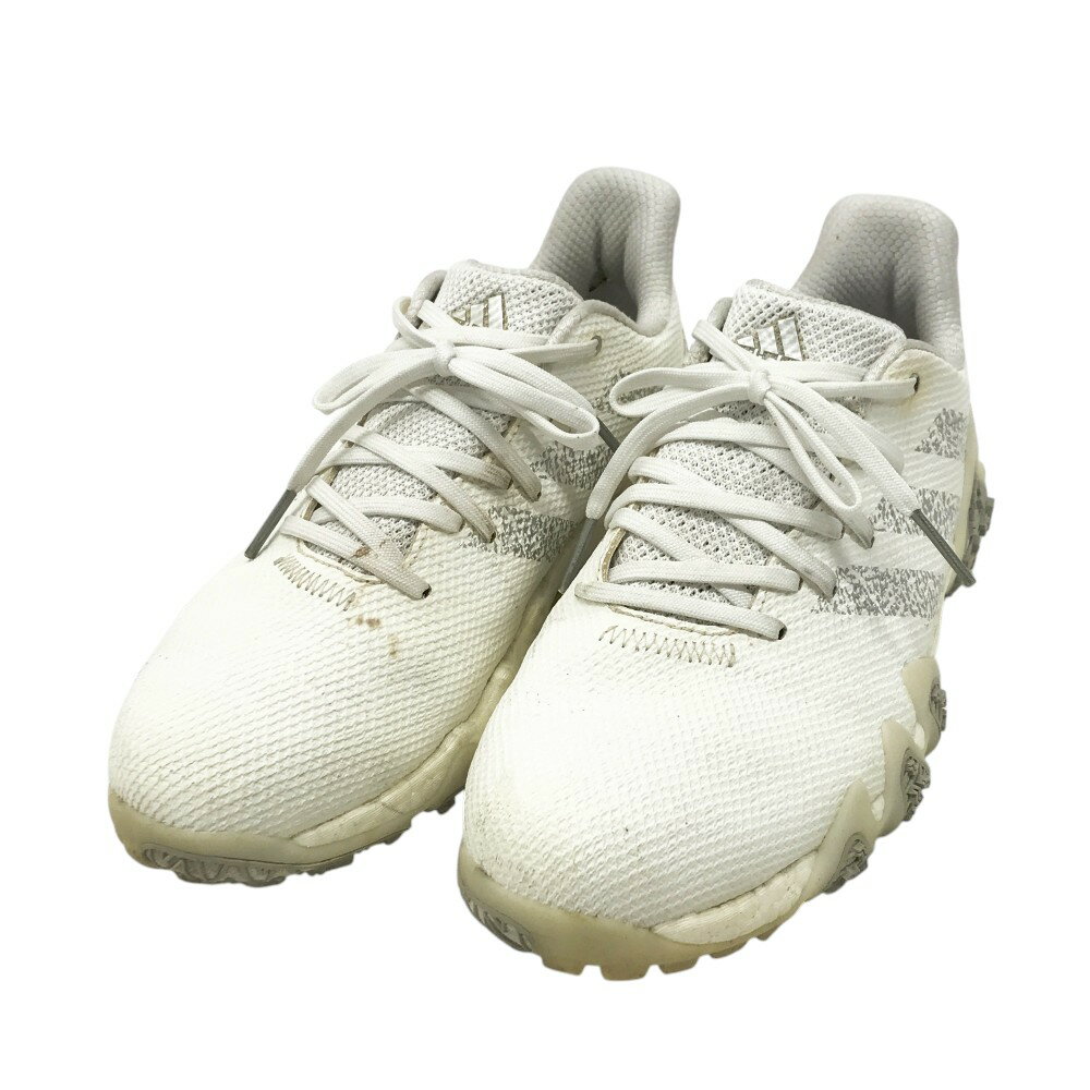 ADIDAS GOLF アディダスゴルフ GX3932 CODECHAOS スパイクレス ゴルフシューズ ホワイト系 26.5cm 【中古】ゴルフウェア メンズ