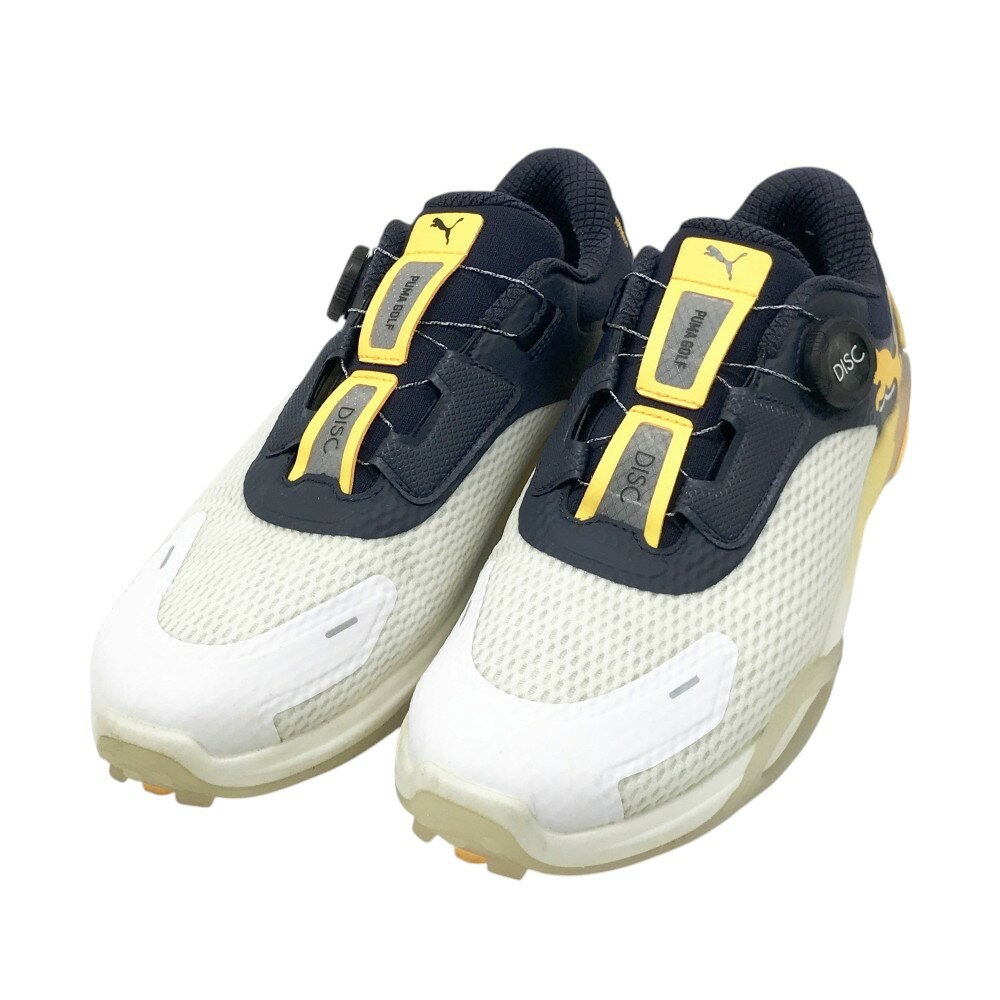 PUMA GOLF プーマゴルフ 310219 SHOWCAT NITRO DISC BOA ゴルフシューズ ホワイト系 28 【中古】ゴルフウェア メンズ
