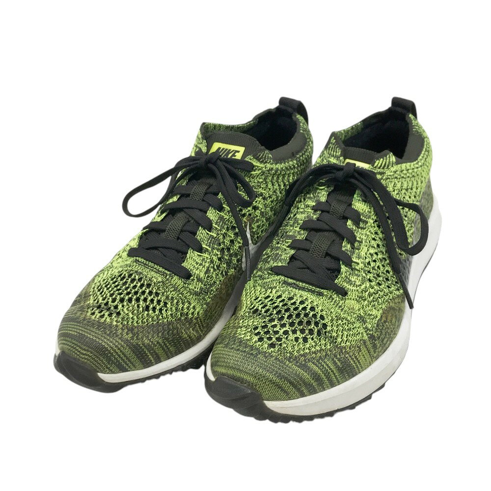 NIKE GOLF ナイキゴルフ フライニット レーサー/909769-700 スパイクレスゴルフシューズ グリーン系 23.5 【中古】ゴルフウェア レディース