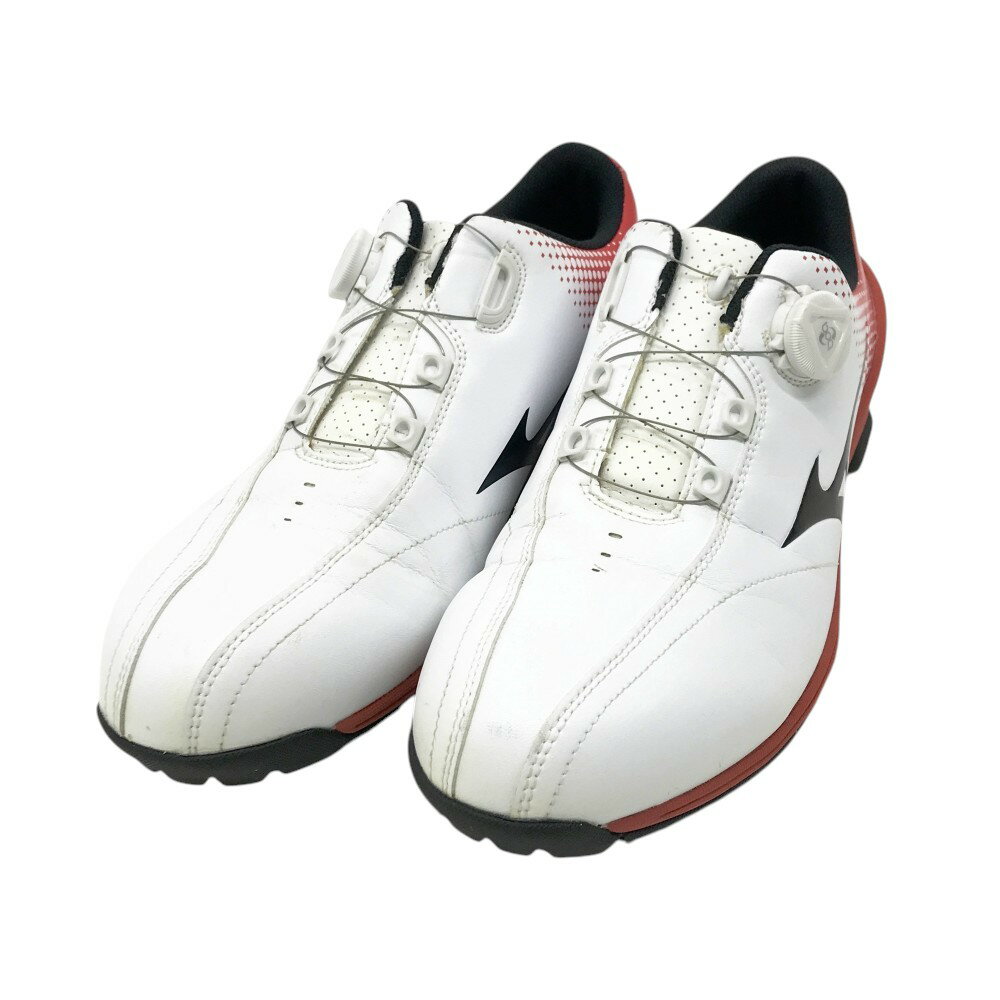 MIZUNO GOLF ミズノゴルフ 51GM172062/NEXLITE スパイクレス ゴルフシューズ ホワイト系 29.0 【中古】ゴルフウェア メンズ