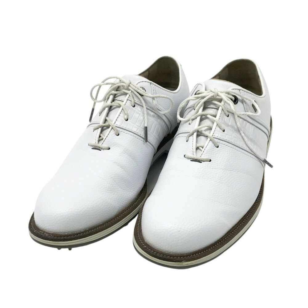 FOOT JOY フットジョイ 53931J ゴルフシューズ DRYJOYS PREMIERE ホワイト系 27 【中古】ゴルフウェア メンズ