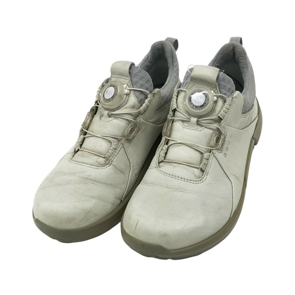 ecco エコー 10821359021 スパイクレスシューズ BOA BIOM H4 ホワイト系 37 【中古】ゴルフウェア レデ..