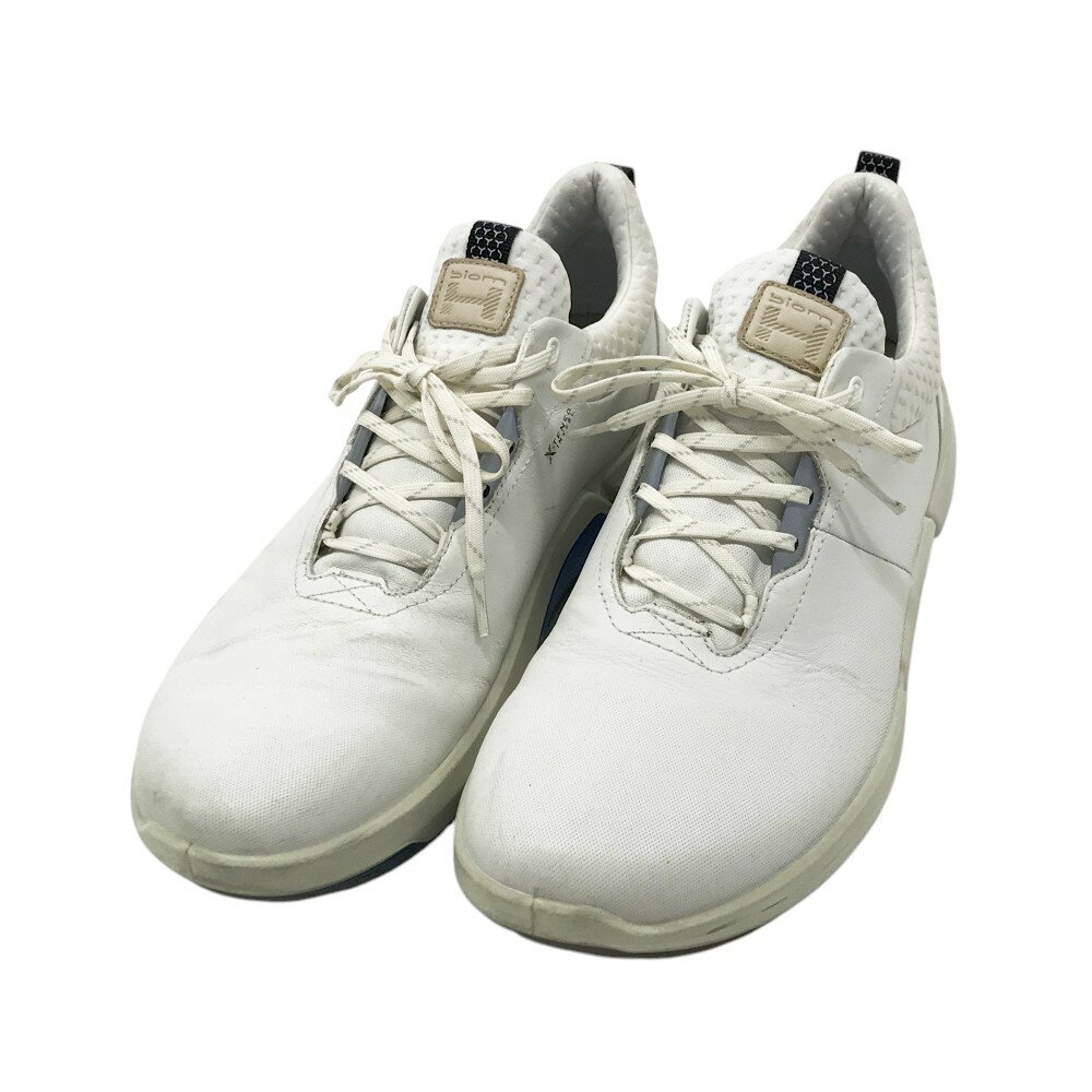 ecco エコー 108204 01007 BIOM HYBRID4 スパイクレスゴルフシューズ ホワイト系 EU 44 【中古】ゴルフウェア メンズ