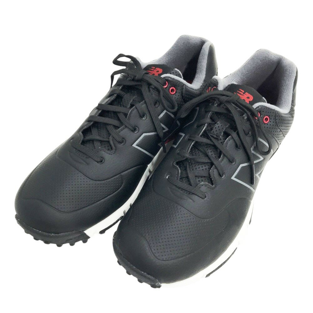 NEW BALANCE GOLF ニューバランス NBG574 ゴルフシューズ ブラック系 USA 9 【中古】ゴルフウェア メンズ