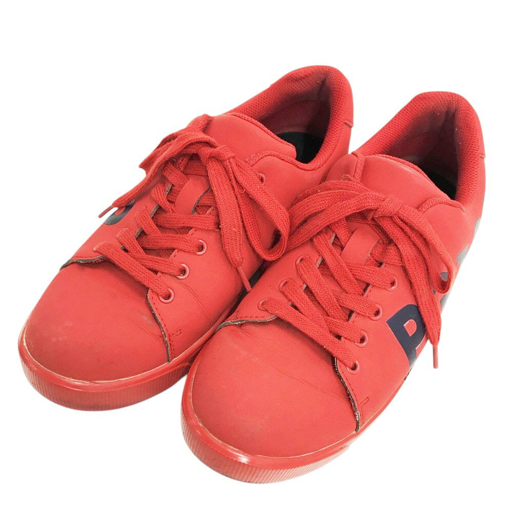 PEARLY GATES パーリーゲイツ 053-0292601 スパイクレスゴルフシューズ レッド系 25.5cm 【中古】ゴルフウェア メンズ