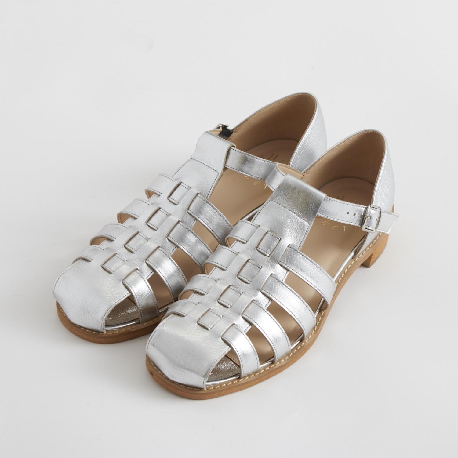 SHOESbakery/グルカサンダル シルバー シルバー / M