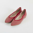 SHOESbakery/軽量&足に優しいリサイクルペットボトルのニットパンプス レッド / 23.5cm(4)