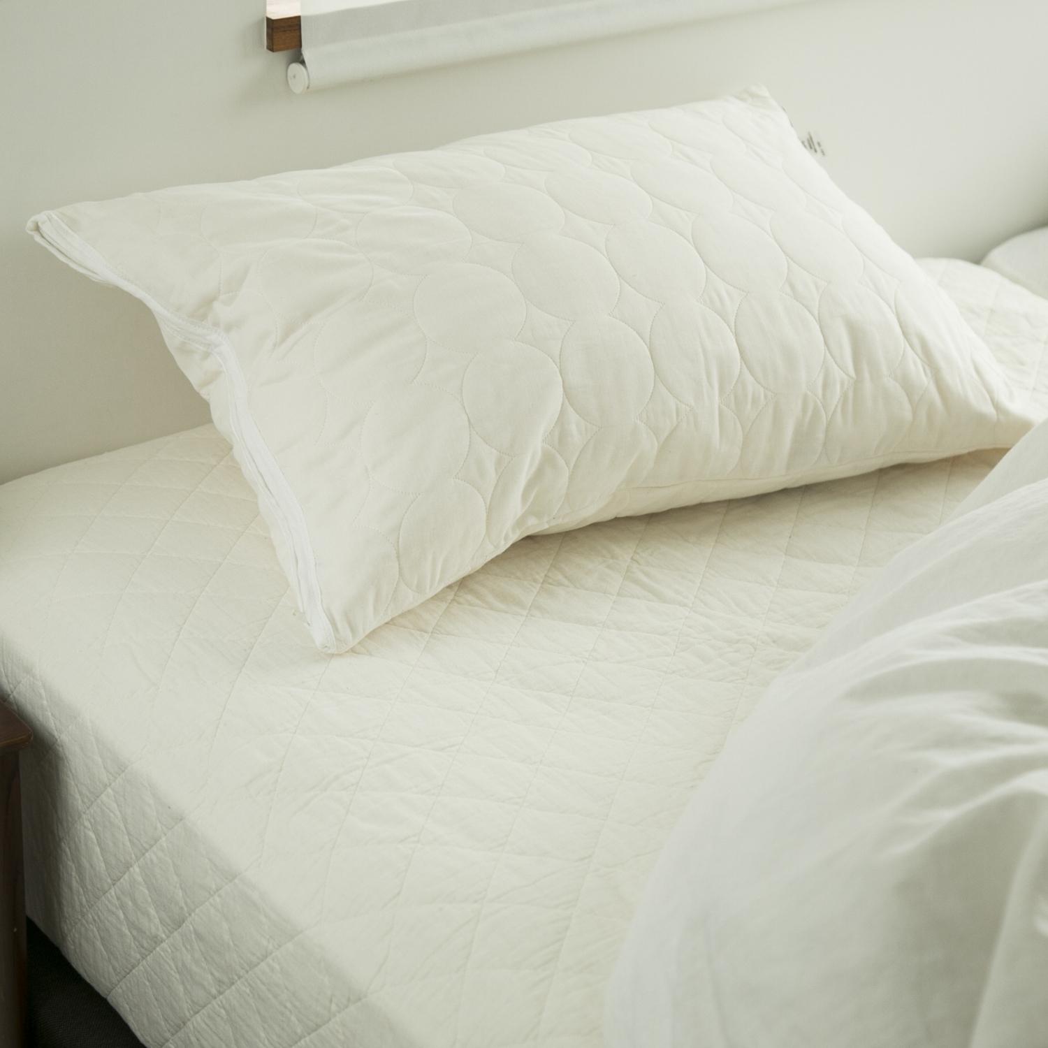 枕カバー 43×63cm 可愛い まくらカバー ピローカバー コットン 快眠グッズ 洗える 丸洗いOK 寝具カバー／ パシーマまくらカバー きなり