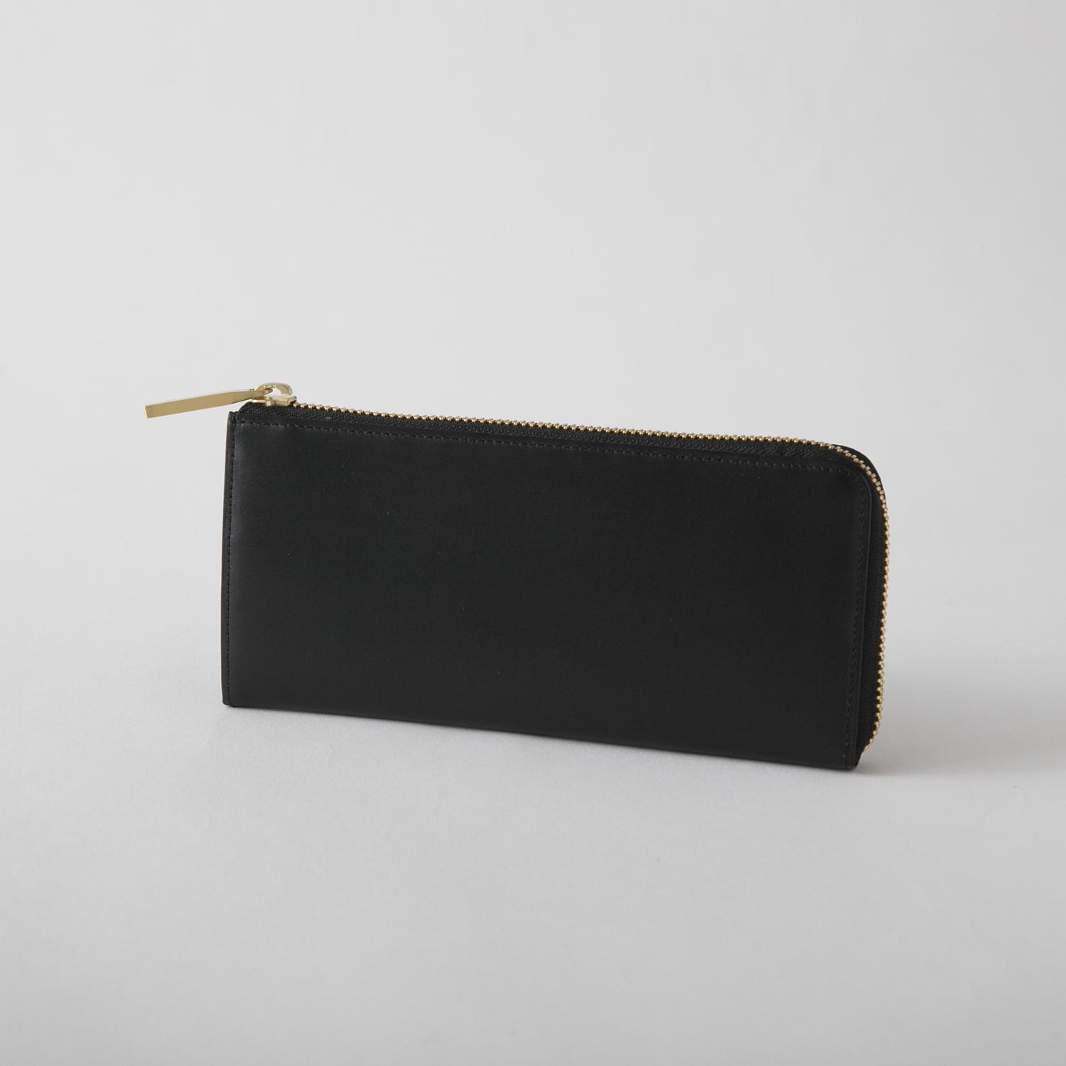 THE PITH/LONG L-ZIP WALLET ブラック