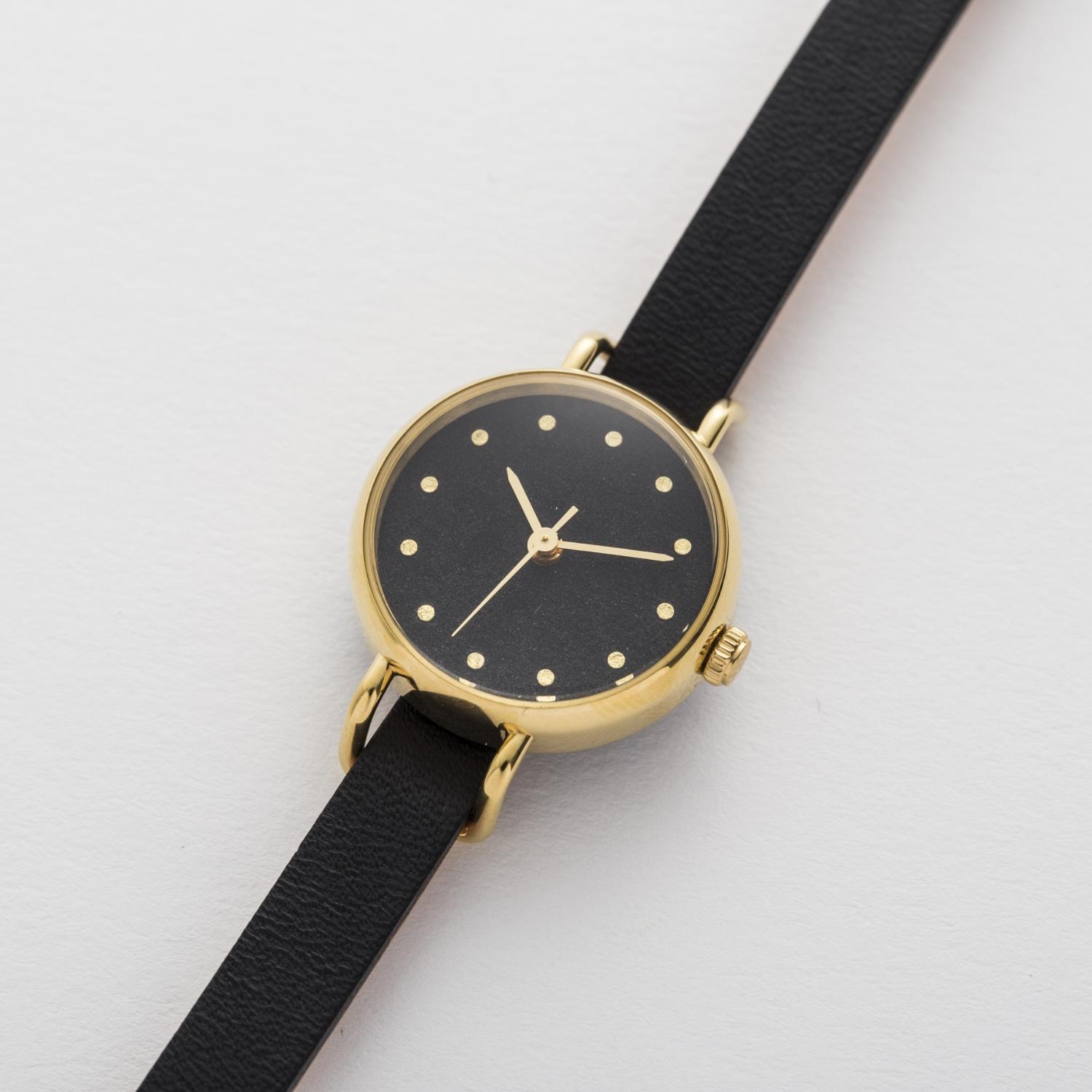 腕時計（売れ筋ランキング） はなもっこ/こないろ 黒ゴールド22mm×ブラック