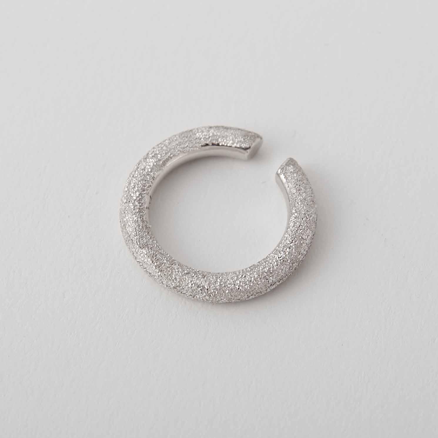 hatsuyume jewelry & objects/diamond dust ring-earcuff Silver