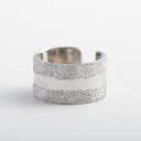 hatsuyume/diamond dust ring stripe Silver