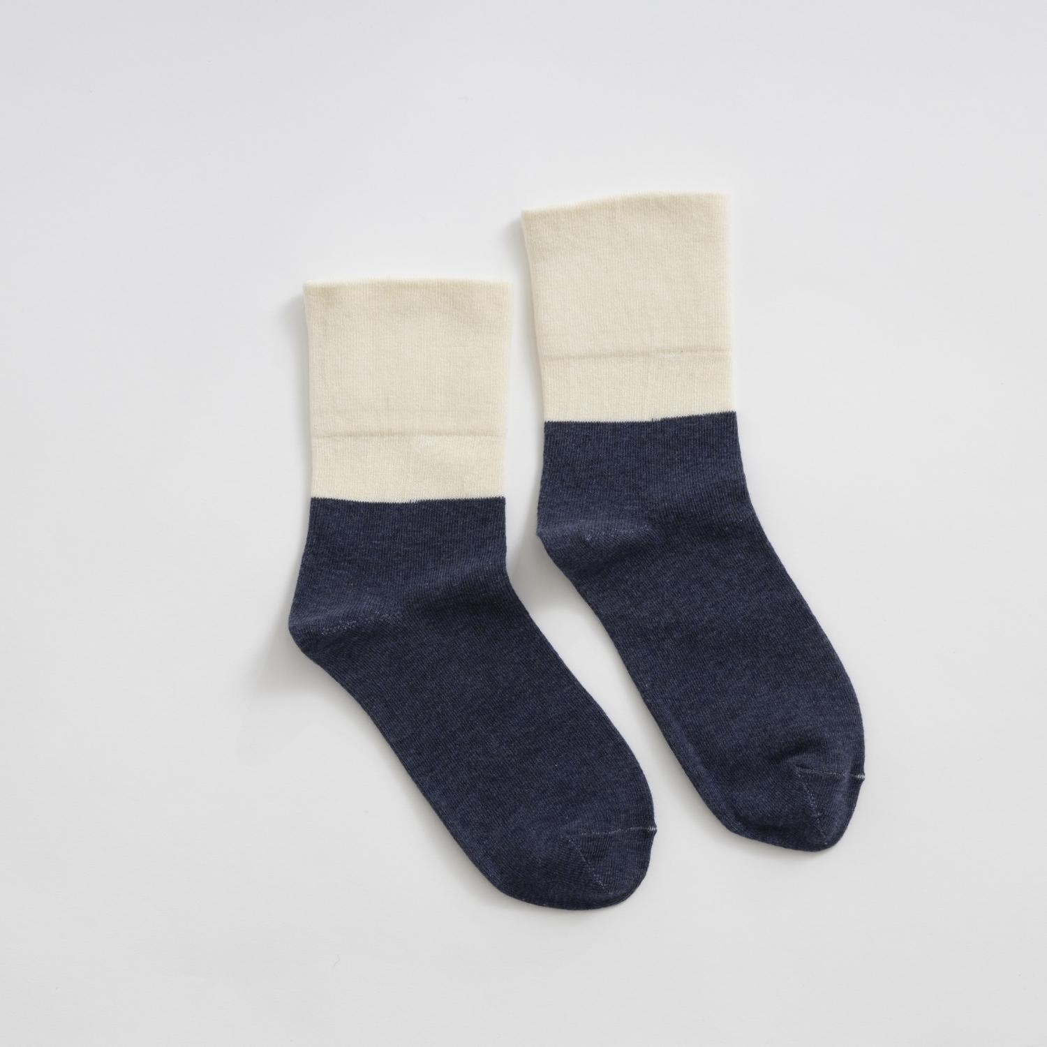 RELIEFWEAR/KAIHO SOCKS KIHON バイカラー UNABARA