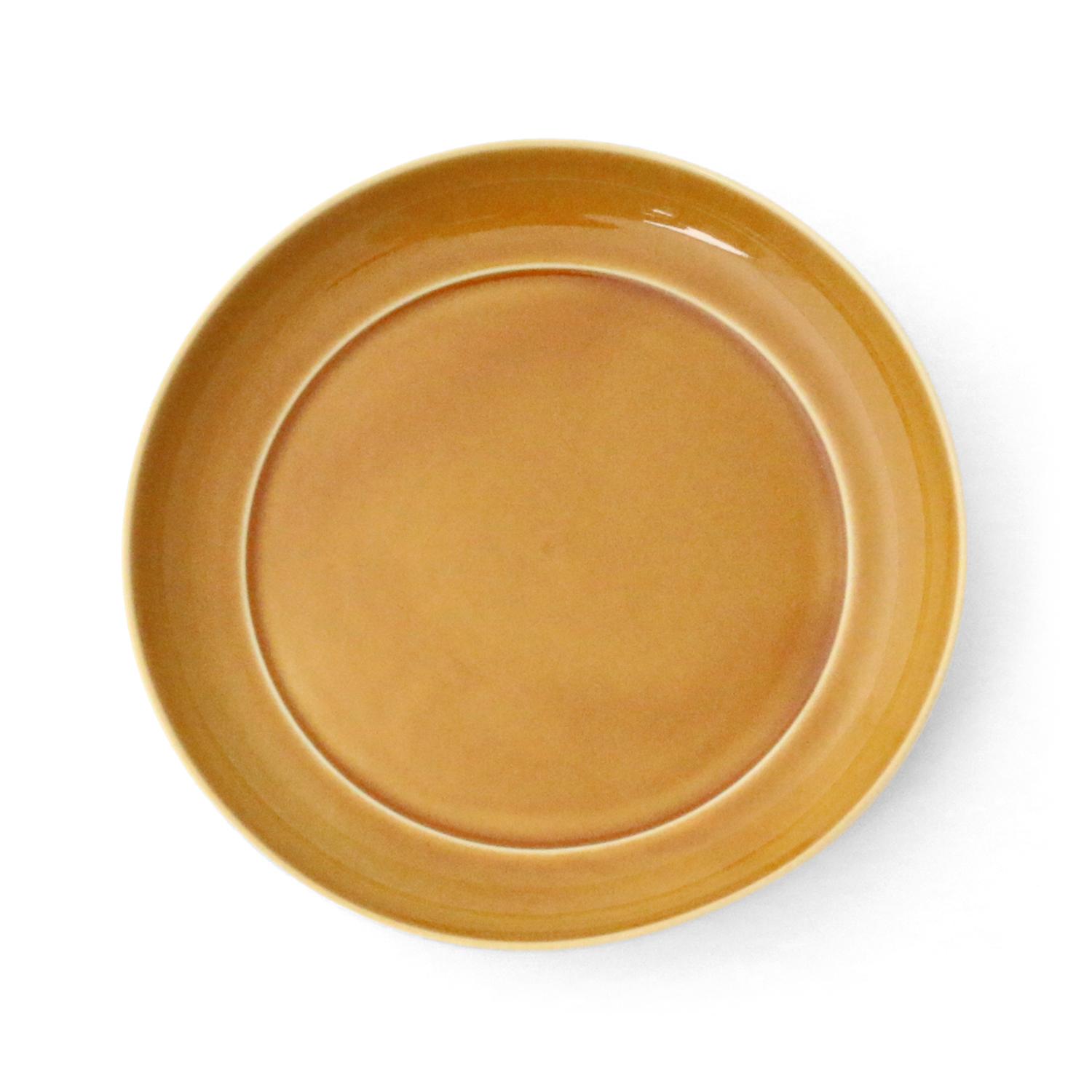 うつわ 食器 食洗機対応 おしゃれ 和食器 洋食器 ／ 瑞々/まる皿 6寸 うす飴
