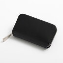 acte aider/イタリア革のミニ財布 ダークネイビー 右利き用