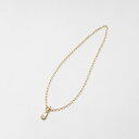 【5月14日より順次発送】0910/mother of pearl stainless steel necklace ゴールド