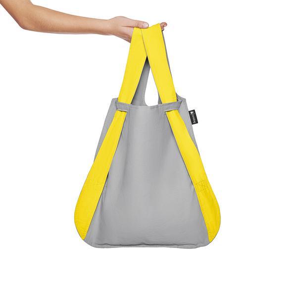 ノットアバッグ エコバッグ NOTABAG/BAG＆BACKPACK YELLOW×GREY