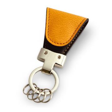 Vintage Revival Productions/Key Clip カーフ×イエロー