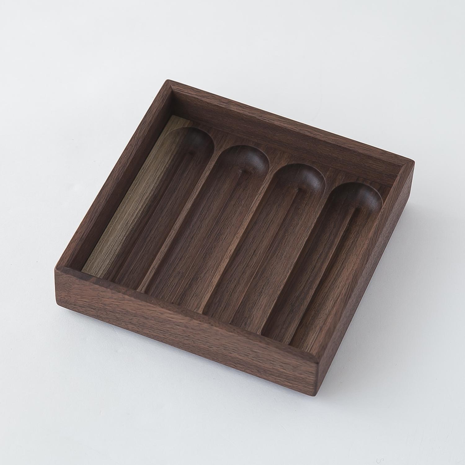 【5月29日発送予定】丹野製作所/ジュエリーケース「かさね」ネックレス用 ウォールナット