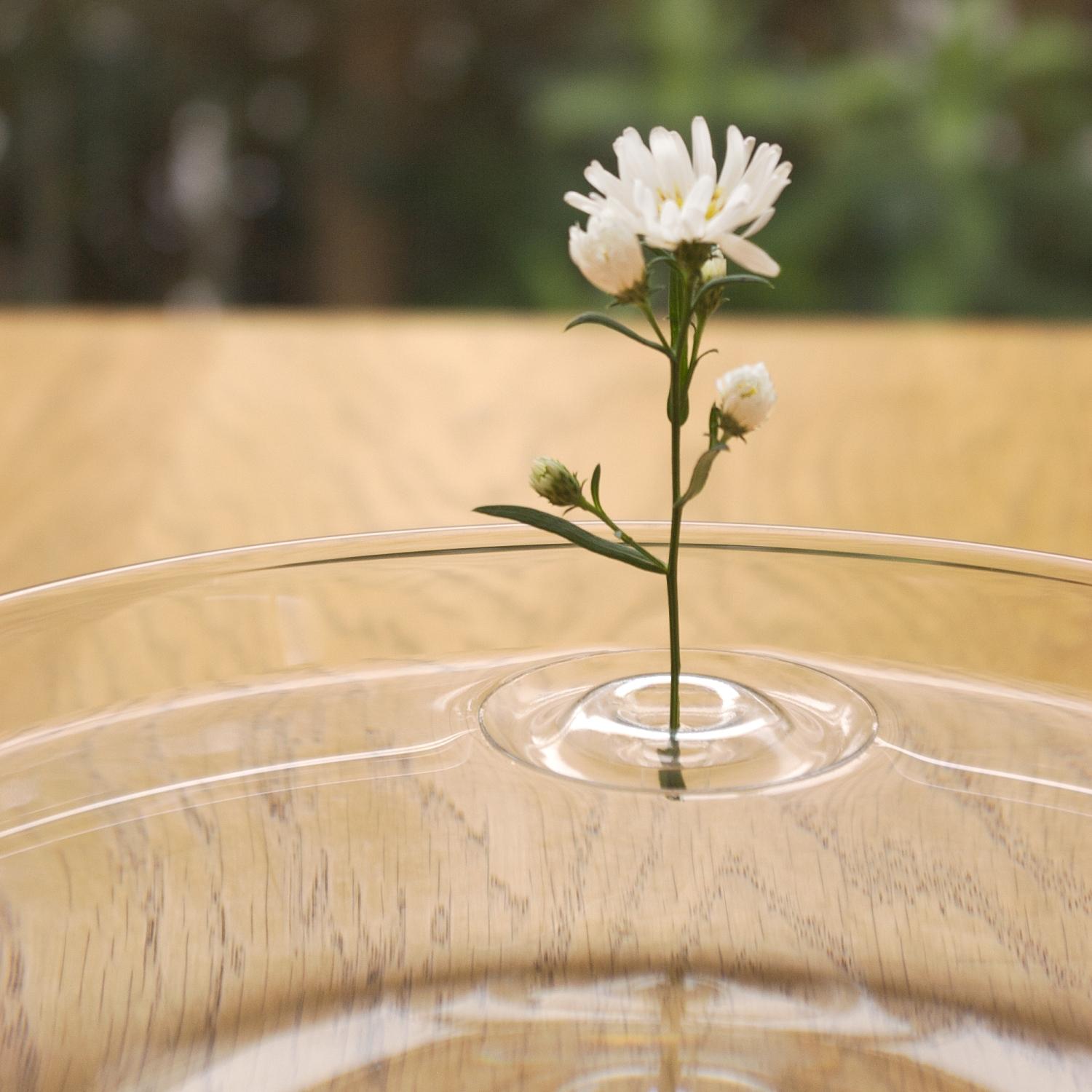 花器 花瓶 一輪挿し おしゃれ オシャレ 和 一輪さし ポリカーボネート／ oodesign/Floating Vase RIPPLE