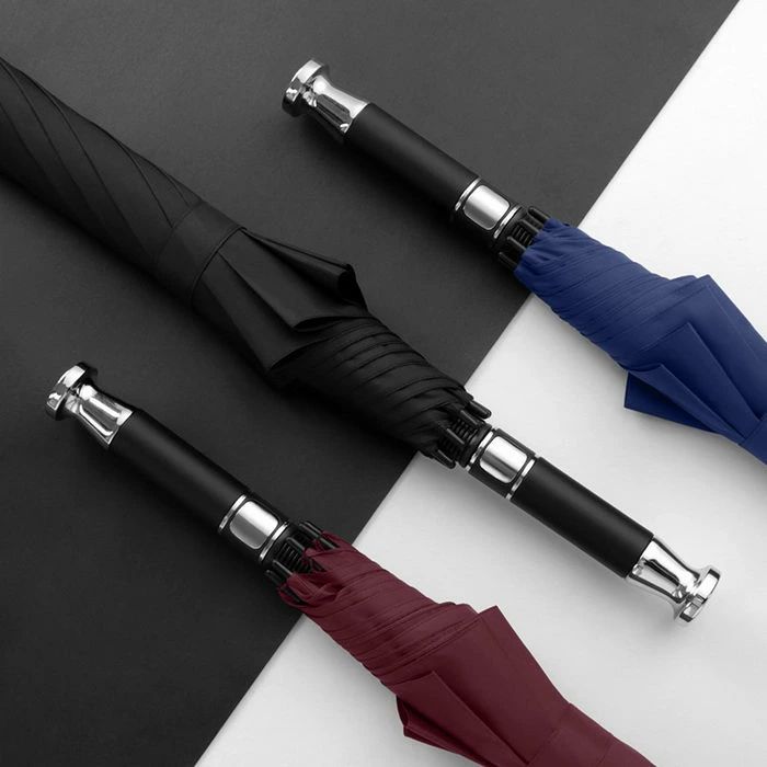 Rakuten - 長傘 メンズ おしゃれ 長傘 雨傘 ワンタッチ 大きめ123cm 梅雨対策 紳士用 ビジネス傘 耐風 ワンタッチ長傘 無地和風傘 撥水加工 頑丈な