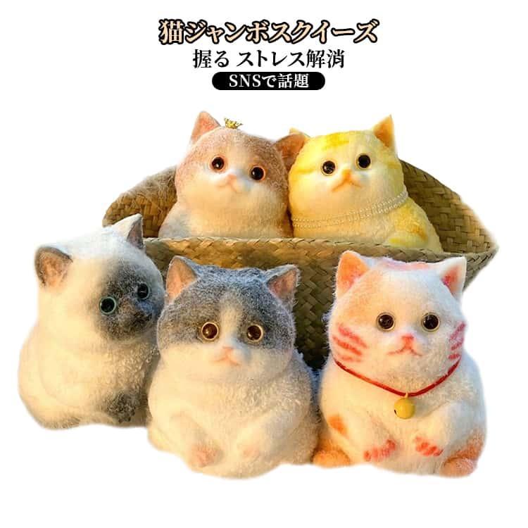 スクイーズ ゴールデン 猫 にゃんこ ストレス解消 握る 腹みせ 子猫 インスタ映え ぷにぷに もちもち 握って遊ぶ おもしろ雑貨 Y2K キャ
