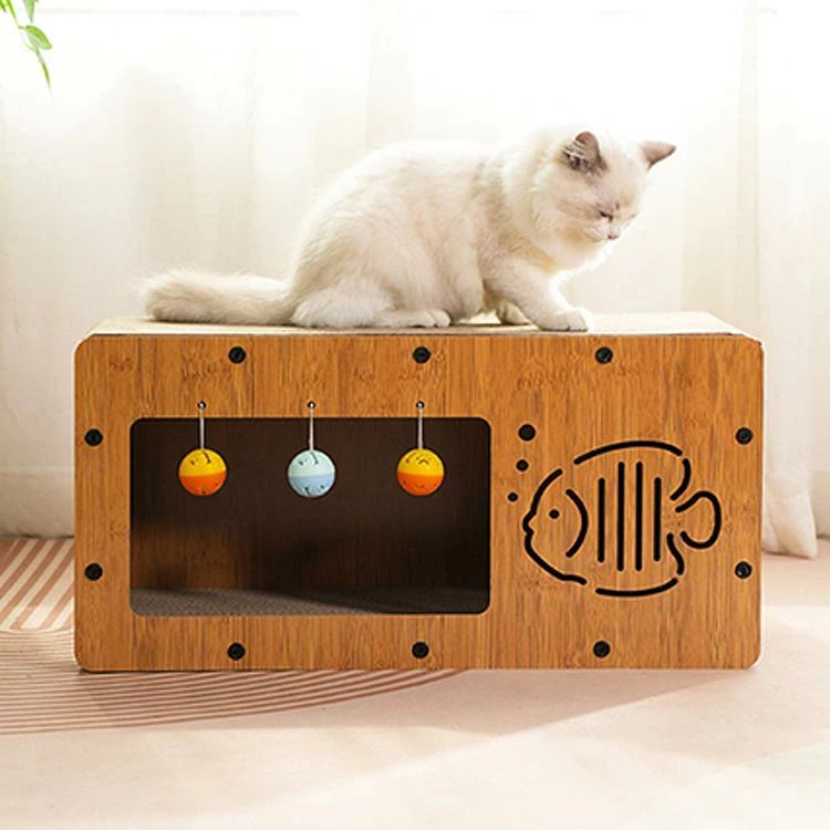 商品コード:y557476 カラー：タイプA\タイプB\タイプC\タイプD\タイプE サイズ：60*30*30CM 材質：木材、板紙、ポリエステル、ABS 【ガイド】 ※ここは私の安心できる場所だにゃん! 猫に幸せな暮らしをご提供する、内外8面とも爪とぎ板として使える弊社商品の組み立て式爪研ぎハウスです。私たちにとってかけがえのない存在である猫様と共に幸せになる関係を築きます。へそ天・香箱座・りアンモニャイト、様々な寝姿に適しています。 ※目新しいデザイン　面白い隠れ家：身を隠すことができる場所が好きな猫様が半閉鎖的な空間で寝たり、爪といだり、遊んだりします。前側のかわいいネコの顔型の窓と後側の猫の足跡模様の穴から中の様子を確認することができるので、飼い主さまもペットも安心できです。 ※温かみ木調目　おしゃれインテリア：可愛さと強さを併せ持つ段ボールと木目調のシンプルデザインは、和洋問わず温かい雰囲気を作り、さまざまな空間に溶け込みます。角は全部丸く加工されており、大切な猫様を優しく守ります。 ※高品質 リサイクル可能の材質：商品に使われている合成木材と段ボール素材は環境に優しく、リサイクル可能です。耐久性に優れた高強度・高密度の段ボールは無臭・無害、爪とぎの際に猫様の肉球にも傷つけません。 ※大きめサイズなので、猫様がゆっくりくつろぐことができ、のびのびつめとぎで幸福ホルモンを放出♪また、猫同士が一緒に上に乗えたり、中に潜っだり遊んだりでき、きっと仲良くなりますね。 【注意事項】 ※万一在庫切れの場合はご了承ください。 ※商品の色及びサイズは、撮影状況やPC環境により多少異なって見える場合がございます。 ※サイズ数字は目安です。商品により若干の誤差がございます。 ※メーカーの都合により、商品細部のデザインや素材が予告無く変更される場合がございます。【ご購入前にご確認ください】 商品ページに表示されているお届け予定日は、あくまで目安となります。実際のお届け時期につきましては、配送会社の配送状況?輸送状況などにより前後する場合がございますので、あらかじめご了承ください。 なお、お届け日のご指定は承っておりません。お急ぎの場合や、その他ご不明な点?ご心配なことがございましたら、ご注文前にお気軽に当店までお問い合わせくださいませ。 --エスティ商事商品コード:y557476 カラー：タイプA\タイプB\タイプC\タイプD\タイプE サイズ：60*30*30CM 材質：木材、板紙、ポリエステル、ABS 【ガイド】 ※ここは私の安心できる場所だにゃん! 猫に幸せな暮らしをご提供する、内外8面とも爪とぎ板として使える弊社商品の組み立て式爪研ぎハウスです。私たちにとってかけがえのない存在である猫様と共に幸せになる関係を築きます。へそ天・香箱座・りアンモニャイト、様々な寝姿に適しています。 ※目新しいデザイン　面白い隠れ家：身を隠すことができる場所が好きな猫様が半閉鎖的な空間で寝たり、爪といだり、遊んだりします。前側のかわいいネコの顔型の窓と後側の猫の足跡模様の穴から中の様子を確認することができるので、飼い主さまもペットも安心できです。 ※温かみ木調目　おしゃれインテリア：可愛さと強さを併せ持つ段ボールと木目調のシンプルデザインは、和洋問わず温かい雰囲気を作り、さまざまな空間に溶け込みます。角は全部丸く加工されており、大切な猫様を優しく守ります。 ※高品質 リサイクル可能の材質：商品に使われている合成木材と段ボール素材は環境に優しく、リサイクル可能です。耐久性に優れた高強度・高密度の段ボールは無臭・無害、爪とぎの際に猫様の肉球にも傷つけません。 ※大きめサイズなので、猫様がゆっくりくつろぐことができ、のびのびつめとぎで幸福ホルモンを放出♪また、猫同士が一緒に上に乗えたり、中に潜っだり遊んだりでき、きっと仲良くなりますね。 【注意事項】 ※万一在庫切れの場合はご了承ください。 ※商品の色及びサイズは、撮影状況やPC環境により多少異なって見える場合がございます。 ※サイズ数字は目安です。商品により若干の誤差がございます。 ※メーカーの都合により、商品細部のデザインや素材が予告無く変更される場合がございます。【ご購入前にご確認ください】 商品ページに表示されているお届け予定日は、あくまで目安となります。実際のお届け時期につきましては、配送会社の配送状況?輸送状況などにより前後する場合がございますので、あらかじめご了承ください。 なお、お届け日のご指定は承っておりません。お急ぎの場合や、その他ご不明な点?ご心配なことがございましたら、ご注文前にお気軽に当店までお問い合わせくださいませ。 --エスティ商事